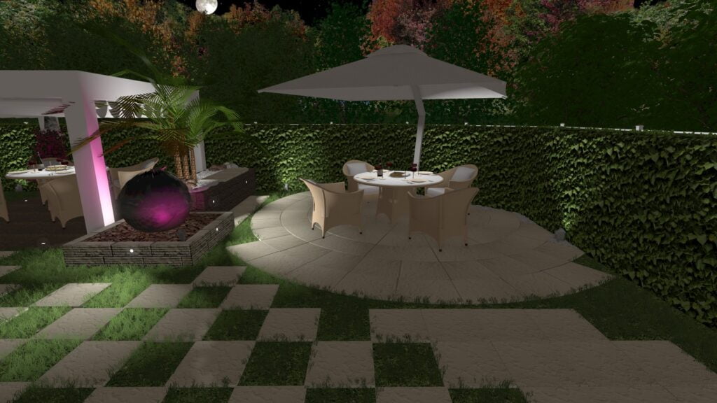 idee giardino per ristorante